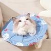 Adjustable Pet Cone Collar Soft Waterproof Recovery Collar for Cats Kittens After Surgery Anti-Bite Elizabethan Neck Cone for Grooming Bathing