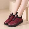 Женские зимние толстые теплые кроссовки на флисовой подкладке, уличная обувь с противоскользящей подошвой для женщин, легкая повседневная спортивная обувь на меховой подкладке