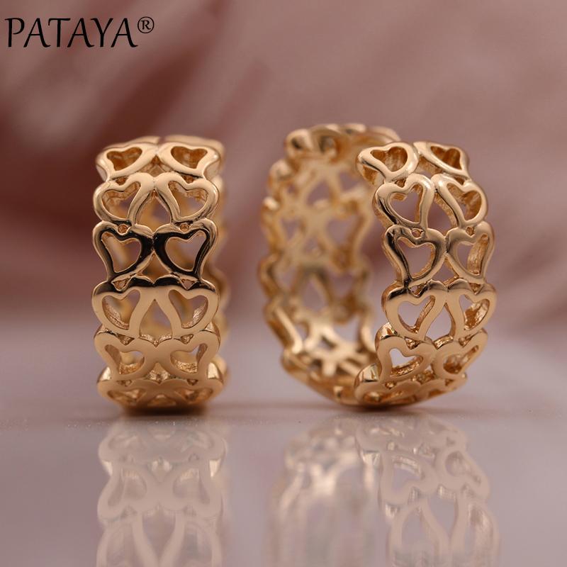 Свадебные серьги из розового золота