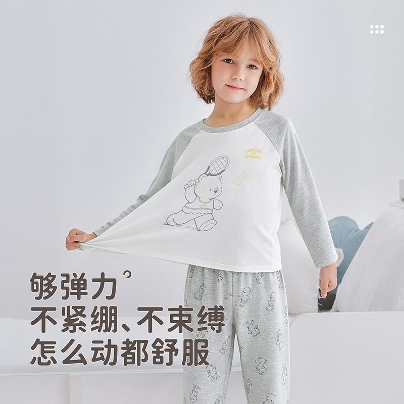 Naughty Little Bear Round Neck Dress Set