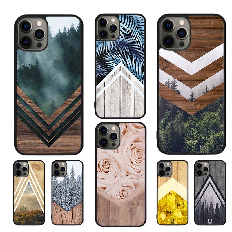 Чехол для телефона NATURE WOOD PRINTS Для iPhone 17 Air 16 15 14 11 12 13 Pro MAX Plus coque Чехол-оболочка