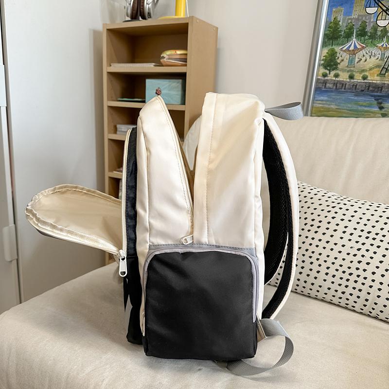 Рюкзак Color Block для женщин в стиле колледжа, школьный рюкзак для учеников младших классов средней школы