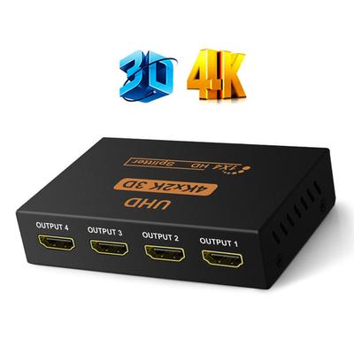 4k HDMI-совместимый разветвитель 1x4 Full HD 1080p видео HDMI-совместимый коммутатор Коммутатор 1 вход 4 выхода
