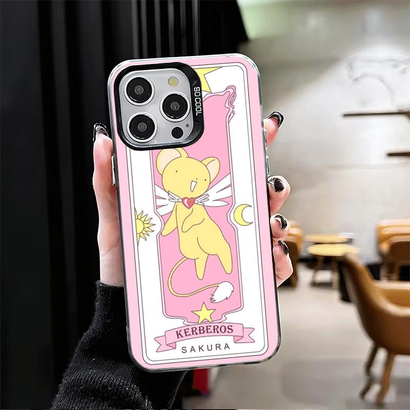 Чехол для телефона Cardcaptor Sakura, милая девушка, мягкий, для iPhone 15 16 17 Pro Max 17Air 16E 14 Plus 13 12 Mini, противоударный, задняя крышка