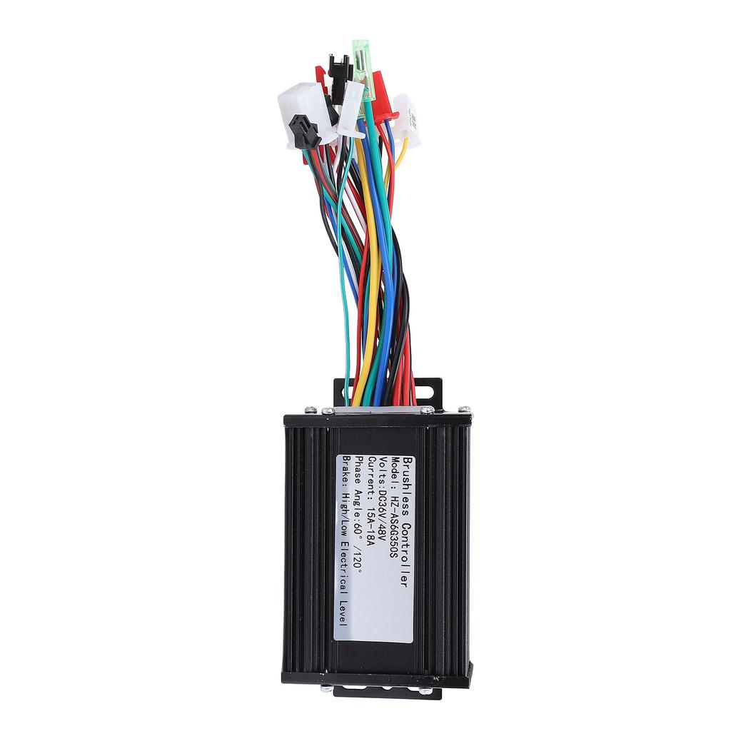 Контроллер двигателя скутера 36 В 48 В 350 Вт алюминиевый сплав хорошее рассеивание тепла бесщеточный двигатель