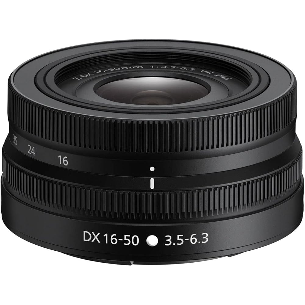 Nikon Standard Zoom NIKKOR Z DX 16-50mm f/3.5-6.3 VR Z Mount DX Lens NZDXVR16-50 Black