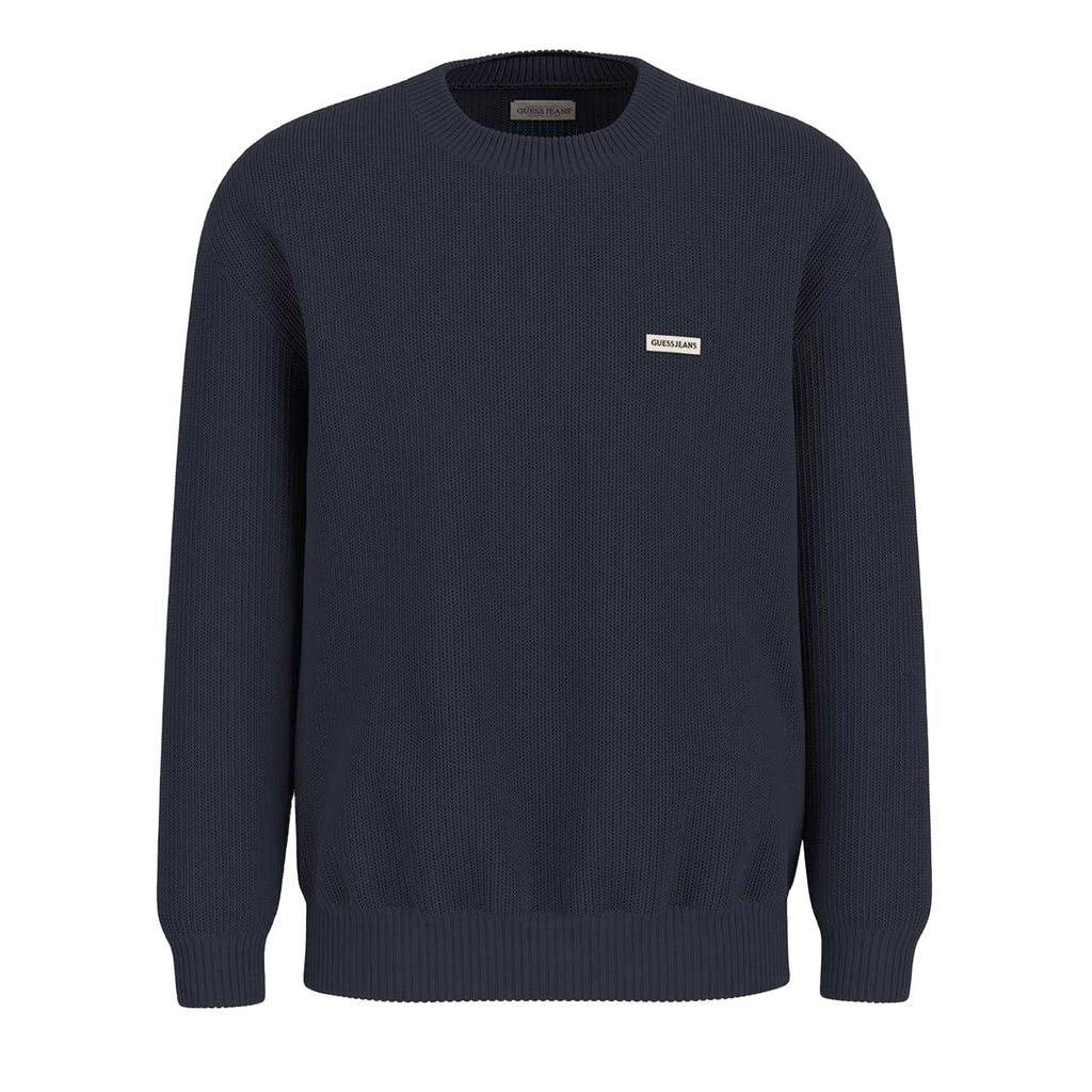 Guess Mens Knitted Long-Sleeved Jumper