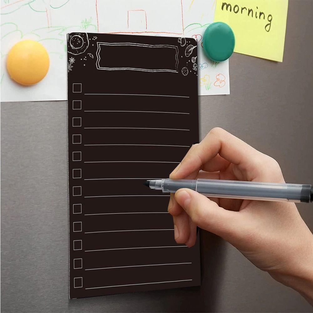 Ежедневник-планер на неделю Магнитный блокнот для холодильника Планер списка покупок Стикер-доска для сообщений Кухня