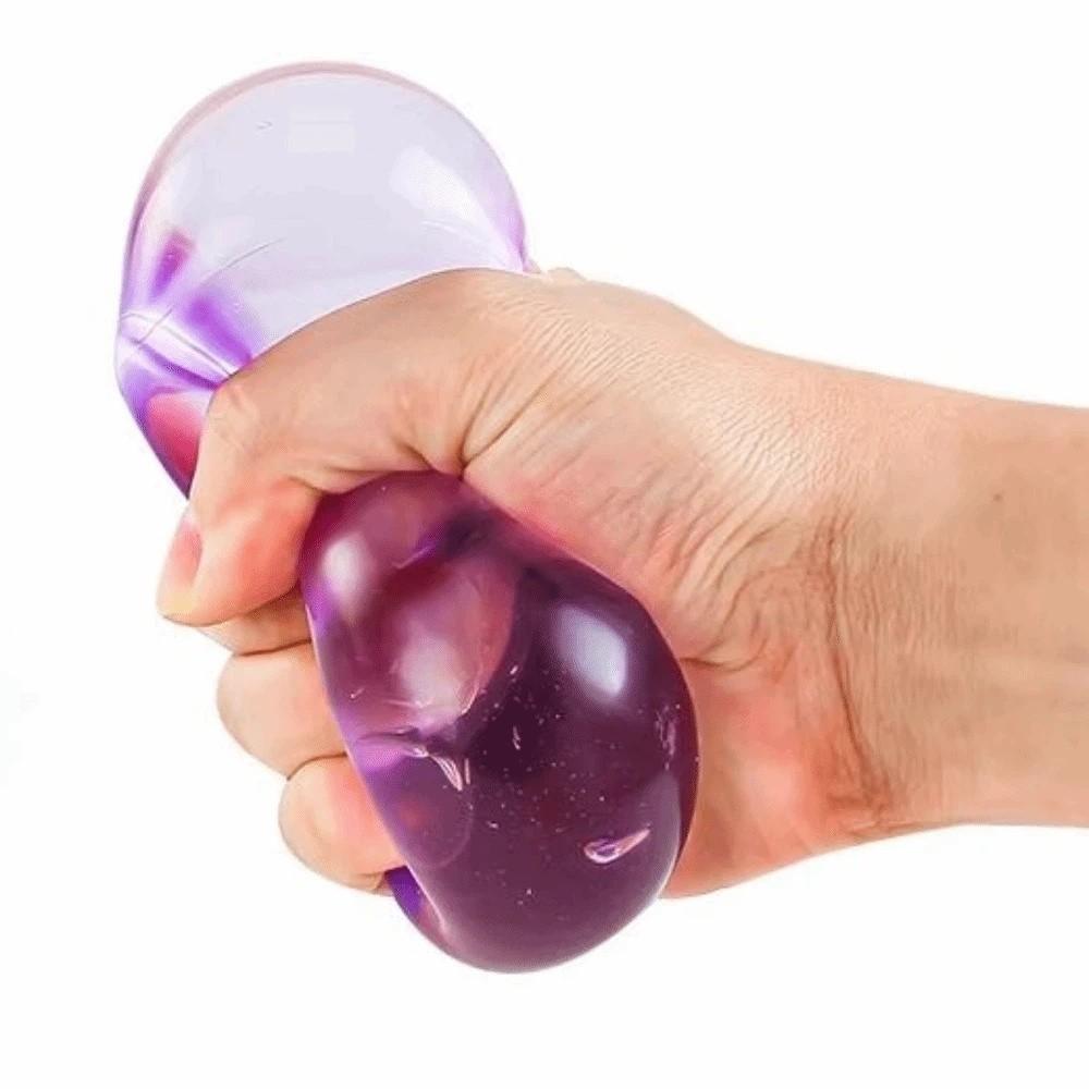Clear Cube Squeeze Ball Soft Slow Rebound Toy Anti-Anxiety Sensory Cube Office Break