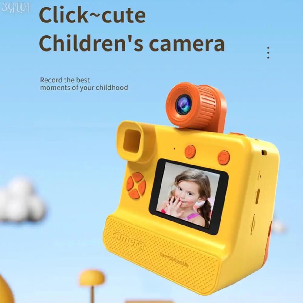 Детская камера мгновенной печати Zero Ink Цифровая фотокамера 2.0-дюймовый экран HD 1080P Видеокамера Игрушки Подарки для девочек и мальчиков в возрасте от 3 до 12 лет