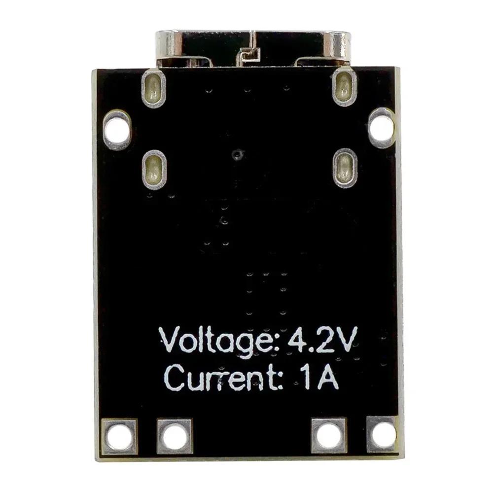 1pcs Type-C USB Ultra-Small Lithium Battery Charging Panel 1A Ternary Lithium 3.7V 4.2V Charger Module With Protection Board