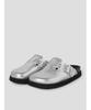 Scholl (Women) Metallic Cork Clogs Light Grey (Hh64K2C712)