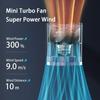 Portable Handheld Fan 1-100 Speeds Adjustable Turbo 3000mAh Battery Fans with LED Display Rechargeable Ice Cooling Personal Fan