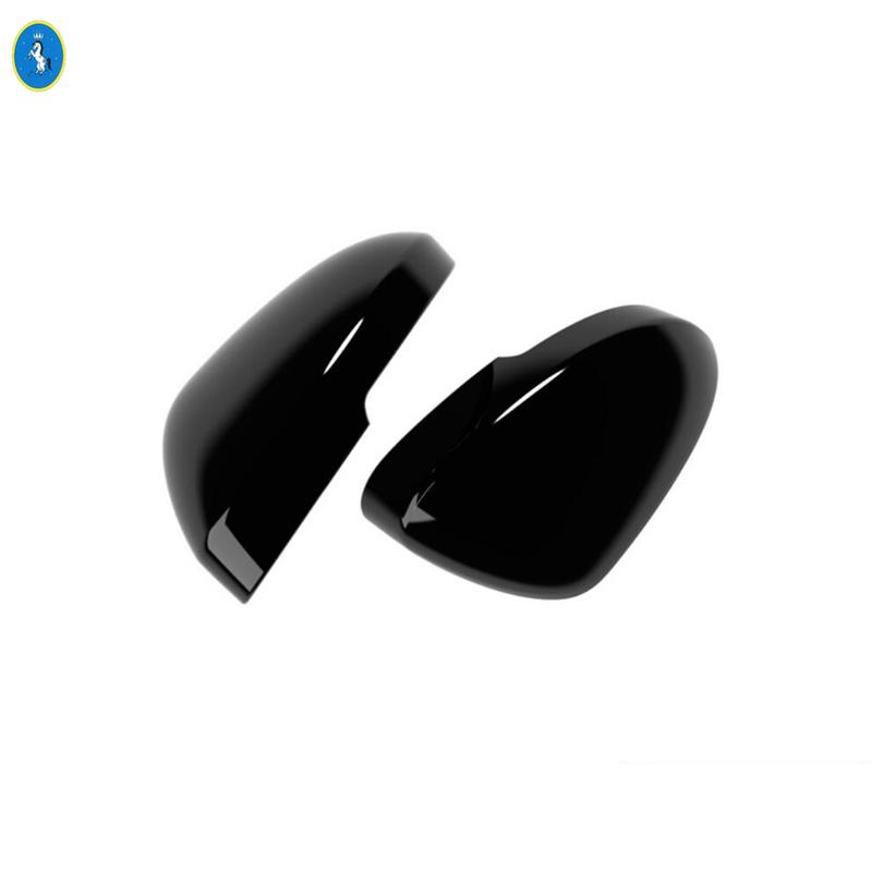 Shiny / Carbon Fiber Look / Black Style Side Door Rearview Mirror Cover Trim For Nissan Kicks 2025 2026 Car ABS Accessories
