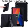 4 Утолщенных угла Мягкий силиконовый чехол с подставкой для TCL NxtPaper Tab 11 Чехол 9166G 9466X 10.95" Защита для планшета Фунда Детский