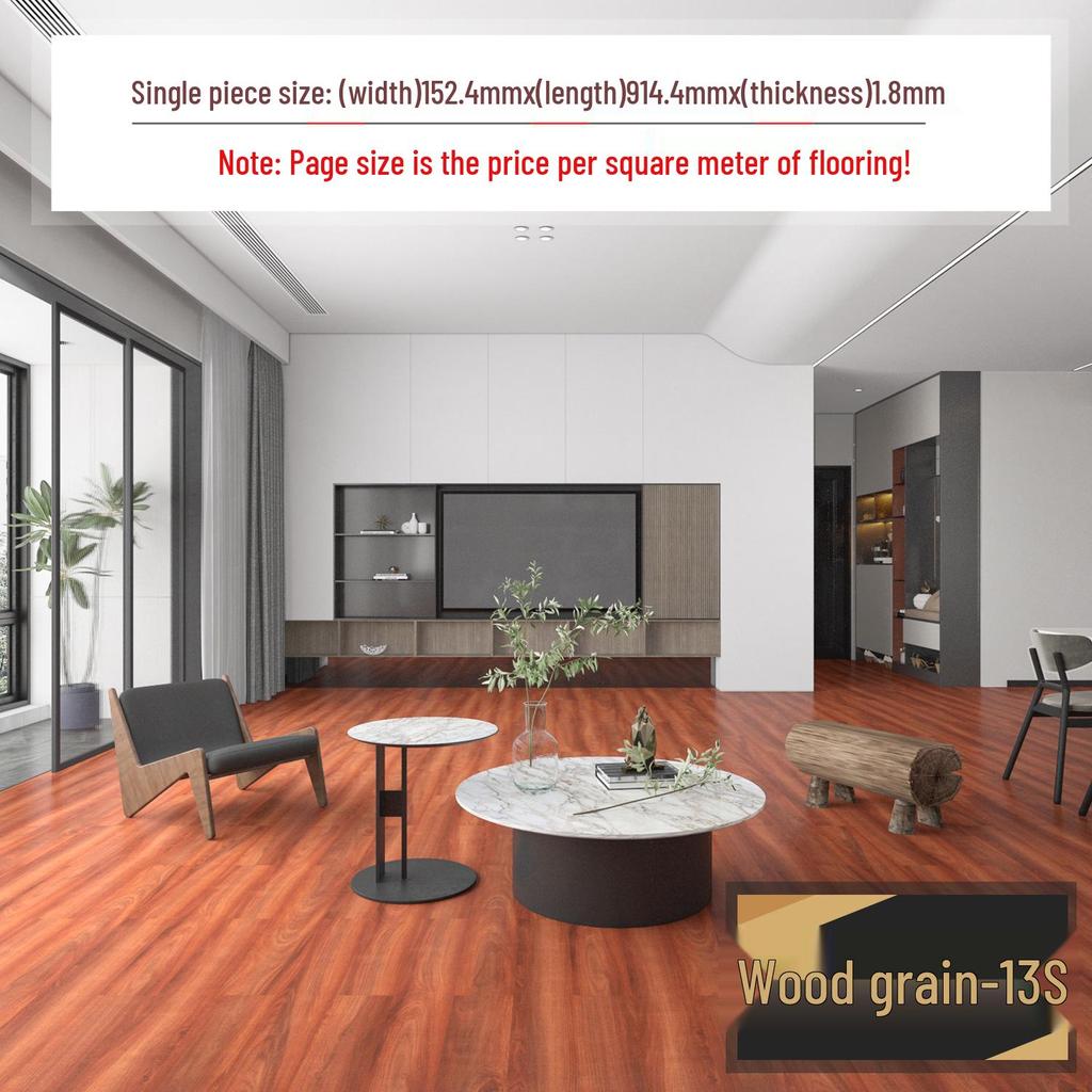 Самоклеящаяся водонепроницаемая виниловая наклейка для пола под камень: Толстое, износостойкое ПВХ-покрытие для спален