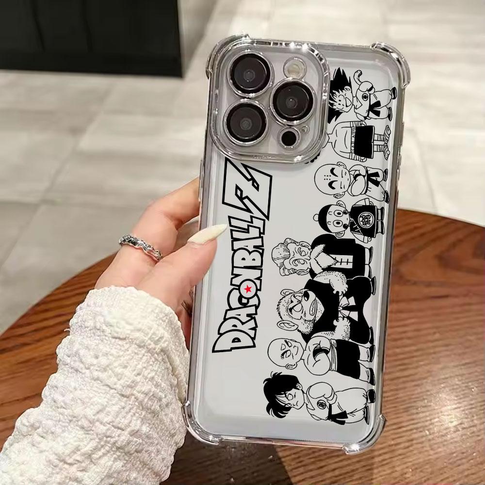 Son Goku Dragons Ball Art Phone Case For Xiaomi 15T 14T 13 Pro 15 F8 Ultra Poco X7 F7 Pro 5G X5 X6 F5 M7 Shockproof Clear Cover