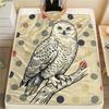 Wave point background animals Print Flannel Blanket,High quality Comfortable for All Seasons,Home Decor,Warmth and Comfort,Perfect for Christmas Gifts