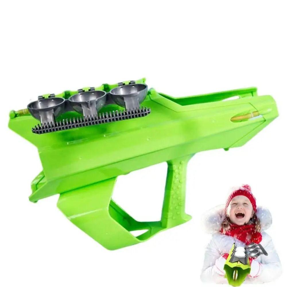 Plastics Children Snow Ball Launcher Snowball Maker Mold 2IN1 Outdoor Snowball Toy Snowballs Fight