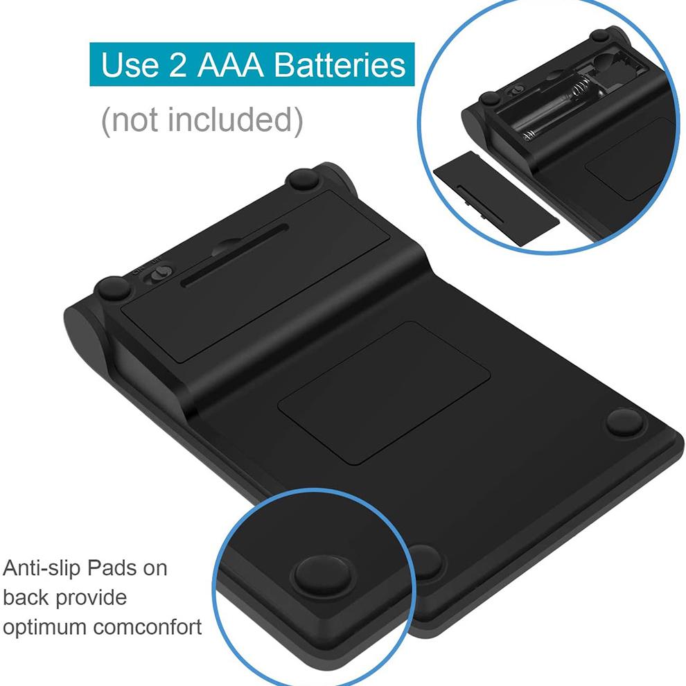 22-клавишная беспроводная Bluetooth-портативная цифровая клавиатура, внешняя клавиатура для ноутбука, планшета, ноутбука, ПК, настольного компьютера, бухгалтерского учета