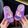 Детские тапочки с динозаврами - Нескользящие, с мягкой подошвой для дома и ванной, Летний мультяшный стиль для мальчиков и девочек