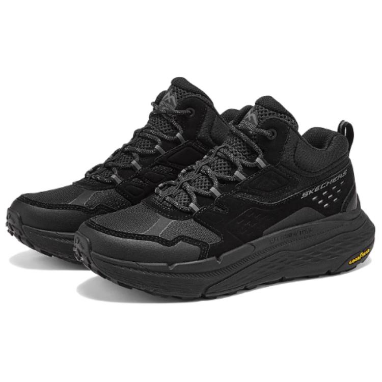 Skechers Модные Нескользящие Прочные Низкие Беговые Кроссовки Женские Кроссовки Черные 129168C-BBK