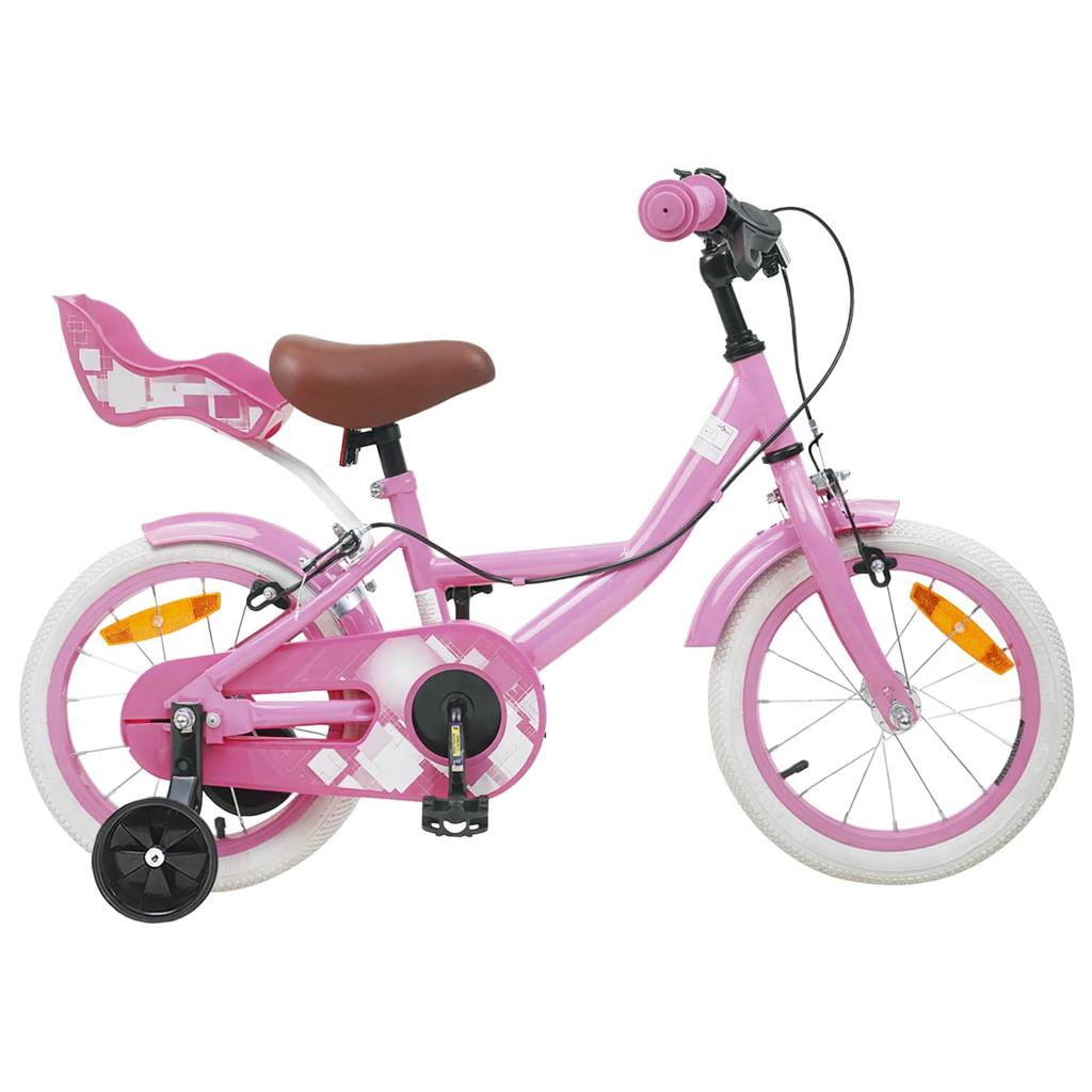 Kids  Bike 16 Inches for Ages 4 6 Light Pink