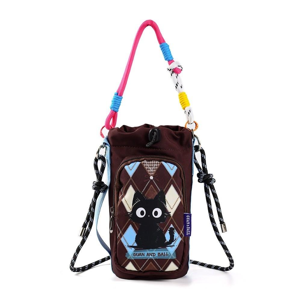 Water-resistant Water Bottle Bag Cartoon Sling Purses New Insulating Cup Sleeve for Outdoor Sports