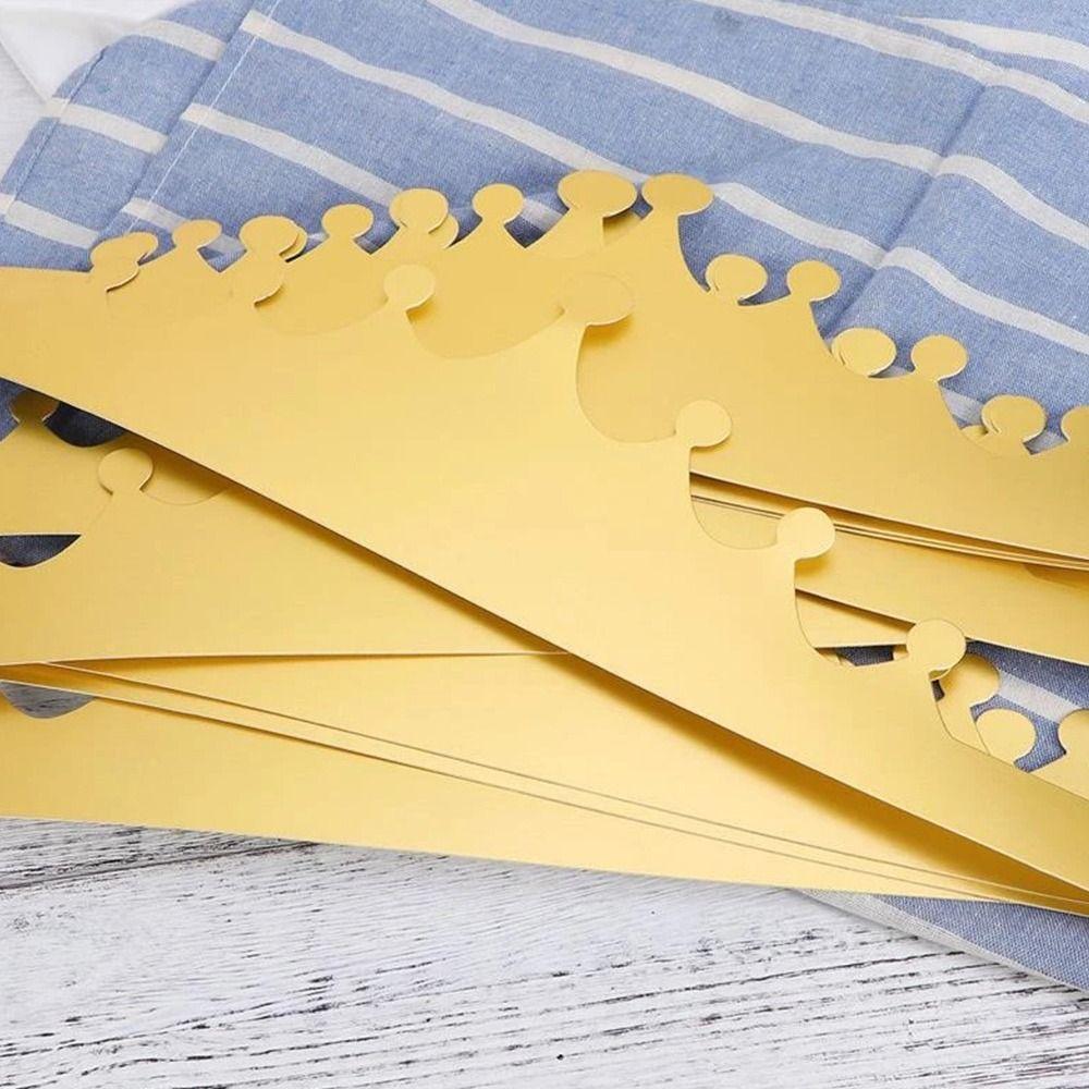 Party Hat Wedding Decor Kids Aldult Paper Crown Cap Prince Princess Hats King Crowns Birthday Hat