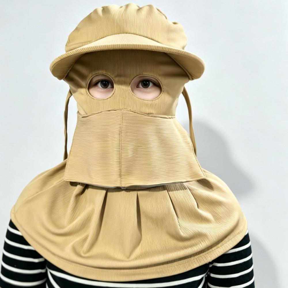 Breathable Full-Face Sun Hat Wide-Brimmed Cycling Cap Hot Woman Bucket Hat Summer Outdoor