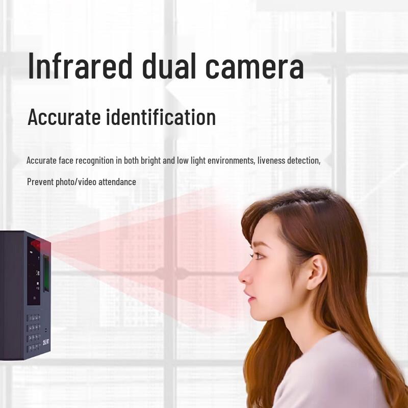 Deli AH21 Cloud Biometric Attendance Machine CN plug (adapter included)