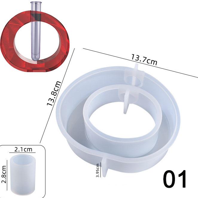 5 шт. Цветы пробирка ваза акриловое стекло DIY домашний декор гипсовая смола прозрачный дисплей стенд инкубатор для растений для гидропонного производства