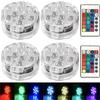 LED RGB Submersible Light 16 Colors Underwater Lamp for Ponds Decoration Parties Vase Bases Spas Aquariums