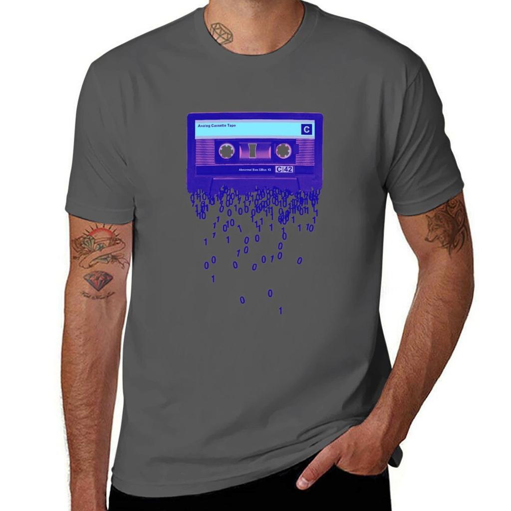 The Death Of The Cassette Tape Neon Glow Tshirt Work Comfort Tshirt For Unisex