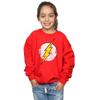 DC Comics Girls Flash Distressed Logo Sweatshirt