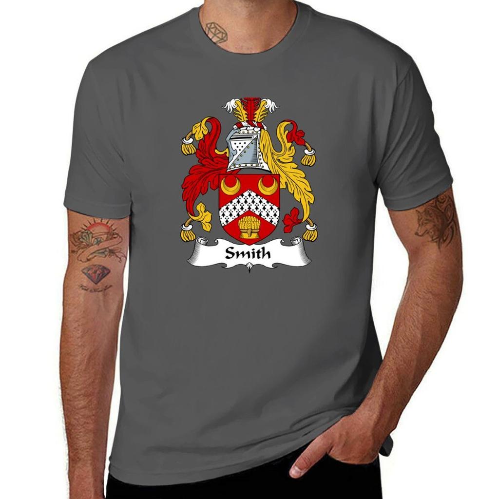 Smith Coat of Arms Smith Family Crest TShirt Athletic Quick Dry TShirt for Unisex