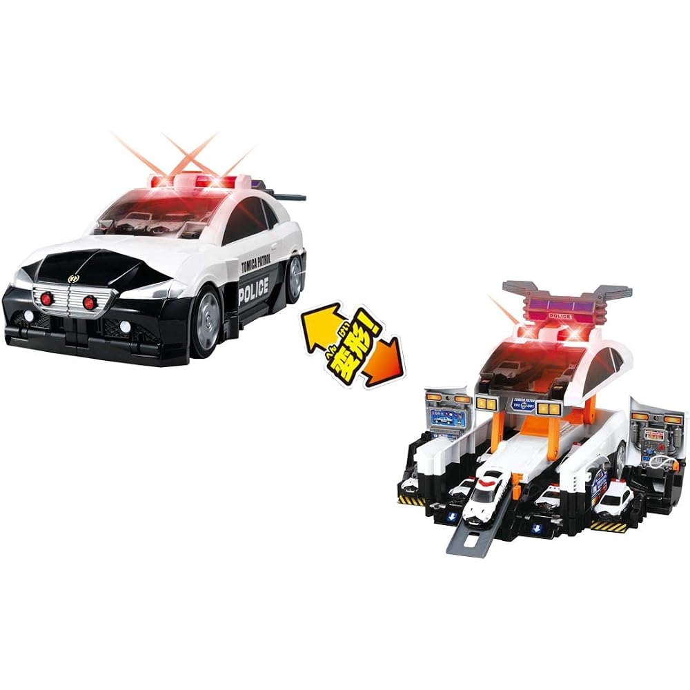 TAKARA TOMY (TAKARA TOMY) “Transform into Tomica Big! “Deca Patrol Car” Mini Car, Car Toy for Men...