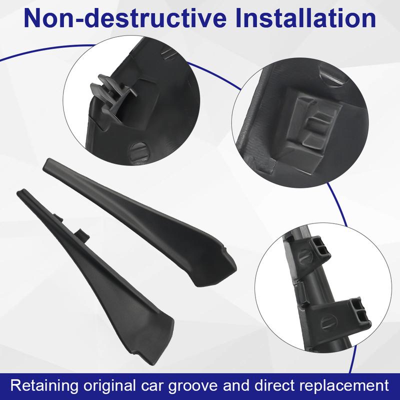 66894-4CL0A Черный Кожух Стеклоочистителя Лобового Стекла Для Nissan Rogue 2014-2020 Накладка-Удлинитель Кожуха Автоаксессуар OEM 66895-4CL0A