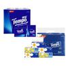 Набор мини-платочков и салфеток для лица Tempo 4-слойные