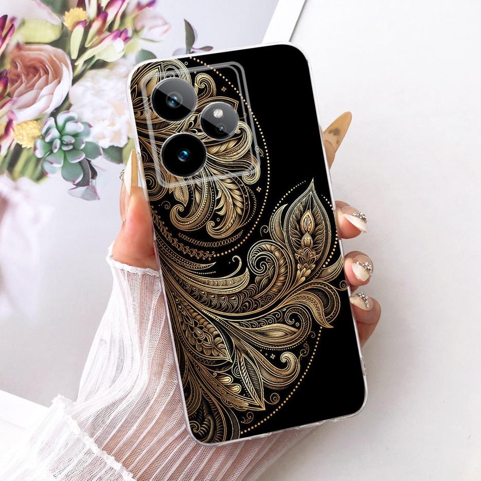 Чехол для Realme GT 7 GT7 T 5G RMX5061 Милый Лев Модный Расписной Чехол Мягкий Силиконовый Чехол для Телефона для Realme GT 7 Pro GT7T 5G