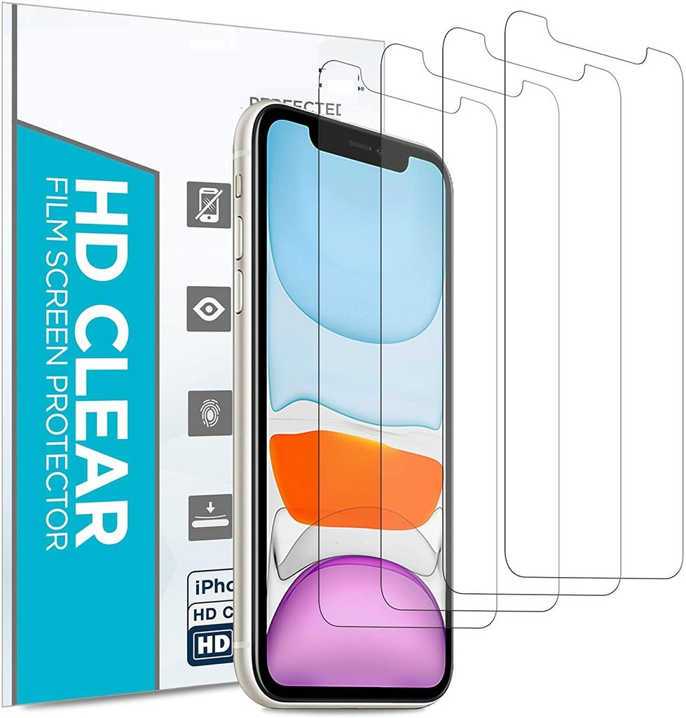 3 шт. 100d полное закаленное стекло для apple iphone 16 17 14 plus 13 mini 12 11 15 pro max защитная пленка для экрана iphone x xr xs max защита