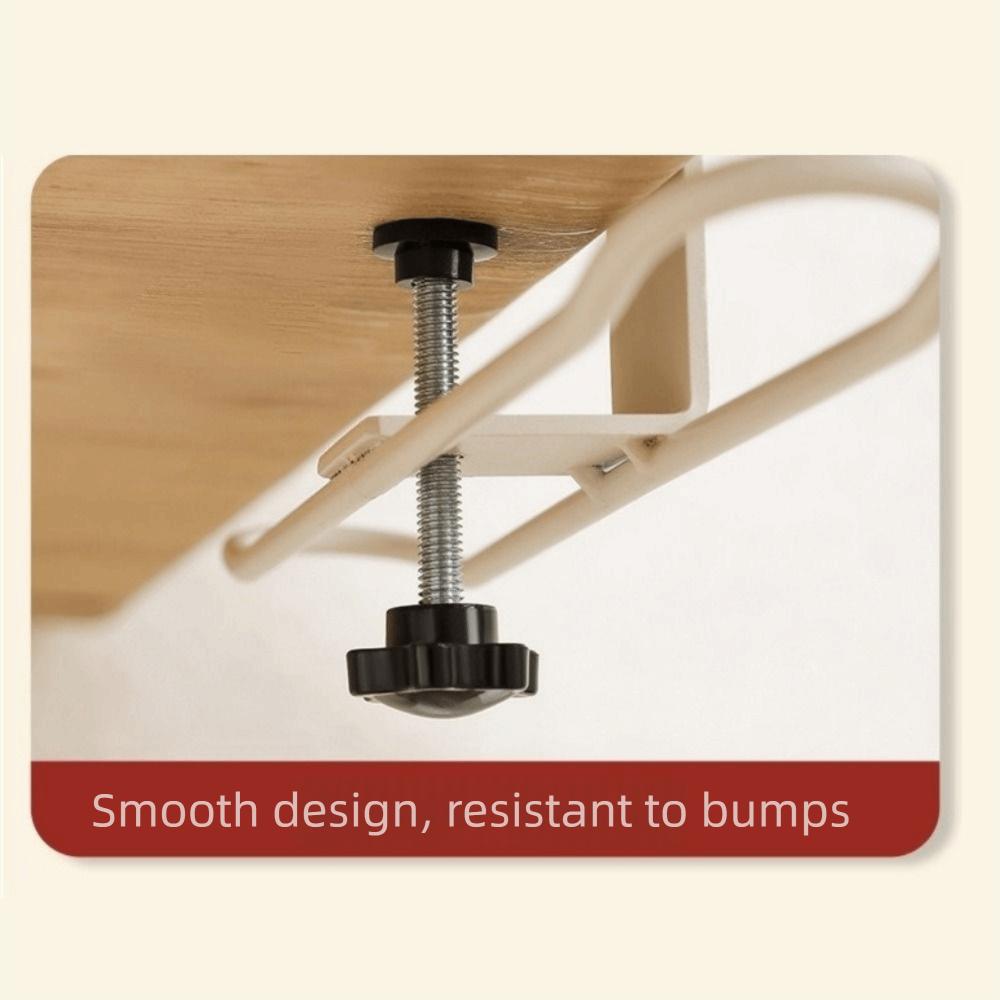 Adjustable Desk Side Bag Hook Detachable Desk Side Handbag Rack Water Cup Holder Hook Office