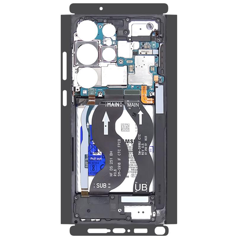 Для Samsung Galaxy S23 S24 Ultra S23 S24 Plus разборка мобильного телефона задняя пленка наклейка