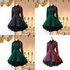 Medieval Renaissance Vintage Butterfly Long Sleeve Cosplay Dress