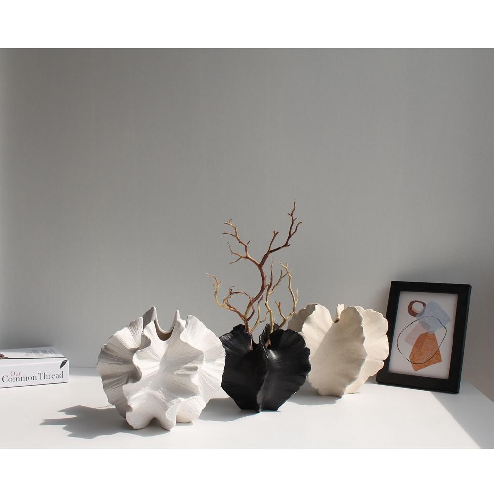 Творческая жизнь Керамическая ваза Ремесло Гостиная Цветочная композиция Украшение для дома Декор Творческий абстрактный стол Скандинавский минимализм