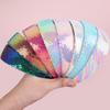 Модные пайеточные повязки на голову Девочки Блестящие 3 см Повязки для волос Девочки Женщины Повязки на голову Дети Дети Украшение для вечеринки Аксессуары для волос