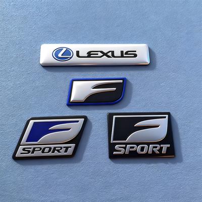 Эмблема F SPORT Наклейки на автомобиль 3D Металлический Авто логотип Значок Наклейка Для GS IS LS500h ES260 ES300h RX350h NX260 LM LC RZ450e T