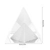 Crystal Crystal Pyramid Figurine 1.57 Inch Height Pyramid Ornament  Home Decoration