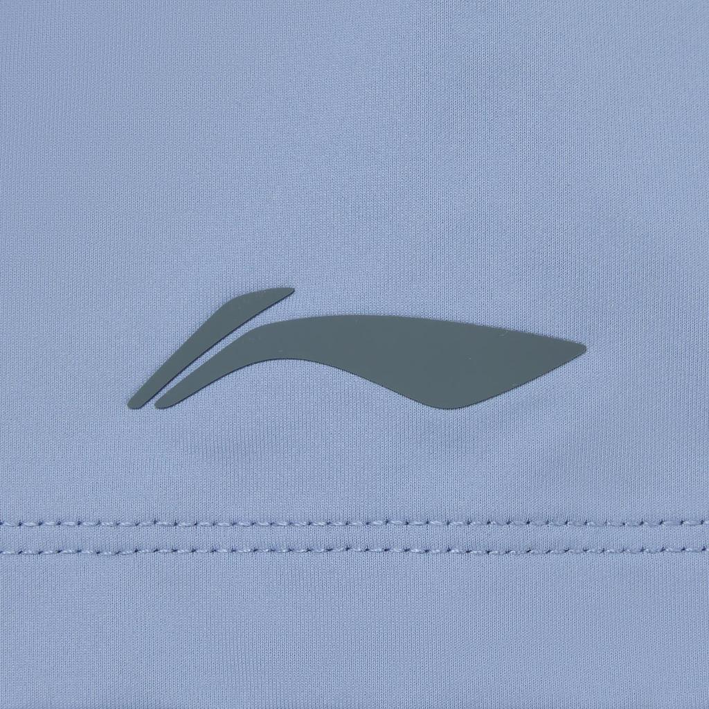 Li-Ning Серия Фитнес Влагоотводящая Быстросохнущая Охлаждающий Эффект УФ-защита Круглый Вырез Короткий Рукав Футболка Мужские Топы ATSW477-6