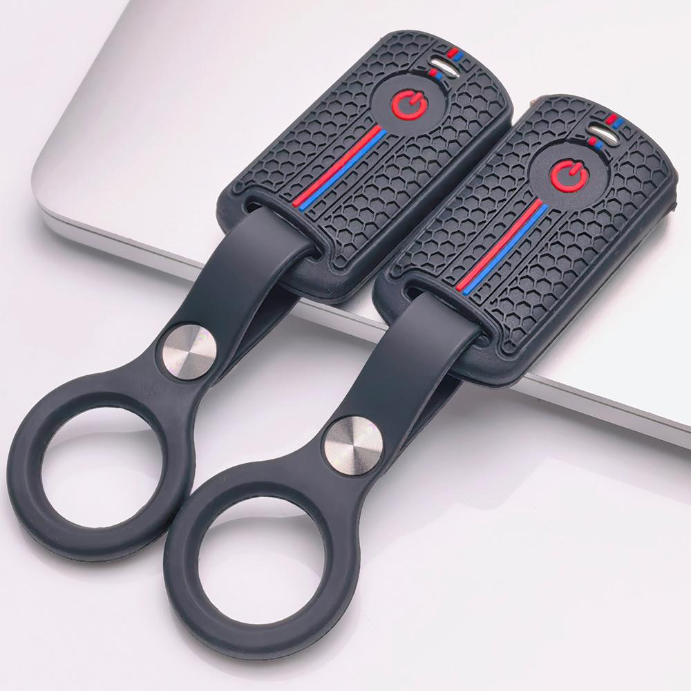 Moto Key Cover for Honda PCX Forza SH150 SH300 XADV Vario Scoopy Yamaha Nmax Xmax Aerox Filano Lexi Fazzio Freego TMAX with Keychain Key Fob Protector